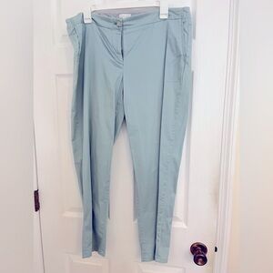 Live-in chino from J. Jill in grayish green/ azure color